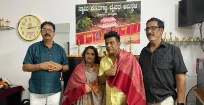 ವನದುರ್ಗೆ ದೇವಸ್ಥಾನಕ್ಕೆ ನಟ ಶಿವರಾಜ್ ಕುಮಾರ್ ಭೇಟಿ