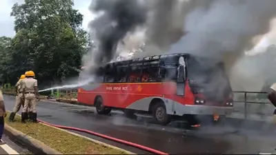 ksrtc ಬಸ್ ಬೆಂಕಿಗಾಹುತಿ