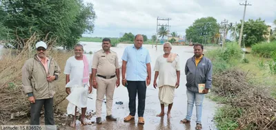 ಮಲಪ್ರಭಾ ನದಿಯ ಕಿತ್ತಲಿ ಬ್ಯಾರೆಜ್ ಸಂಪೂರ್ಣ ಜಲಾವೃತ