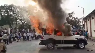 ಮೆಣಸಿನಕಾಯಿ ದರ ಕುಸಿತ  ಎಪಿಎಂಸಿ ಕಚೇರಿಗೆ ಬೆಂಕಿ ಹಚ್ಚಿದ ರೈತರು