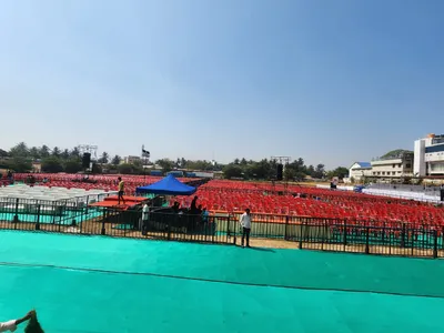 ಗ್ಯಾರಂಟಿ ಸಮಾವೇಶಕ್ಕೆ ಭರದ ಸಿದ್ಧತೆ