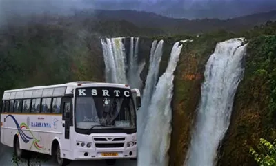 ಜೋಗ್ ಫಾಲ್ಸ್ ksrtc ವಿಶೇಷ ಬಸ್ಸಿಗೆ ಹೆಚ್ಚಿದ ಬೇಡಿಕೆ