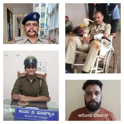 ಆಭರಣ ಅಂಗಡಿ ಕಳ್ಳತನ ಪ್ರಕರಣ  ತಪ್ಪಿಸಿಕೊಳ್ಳಲು ಯತ್ನಿಸಿದ ಆರೋಪಿಗೆ ಗುಂಡು